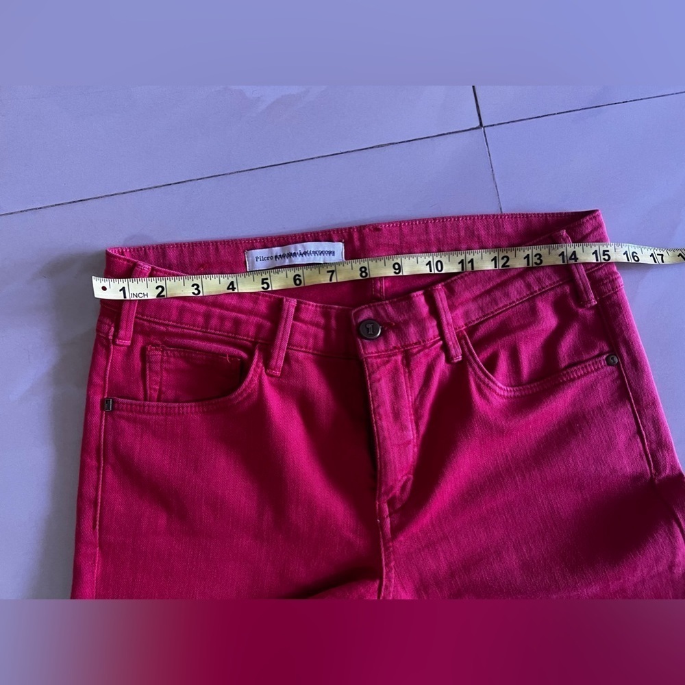 Pilcro and the letterpress Women’s Mid-Rise Ankle Jeans Pants 25 Pink - Picture 13 of 14